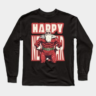 Happy New Year Santa Long Sleeve T-Shirt